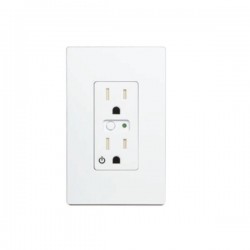 WO15EMZ5-1 GoControl 500 Series Z-Wave White Outlet Energy Monitoring